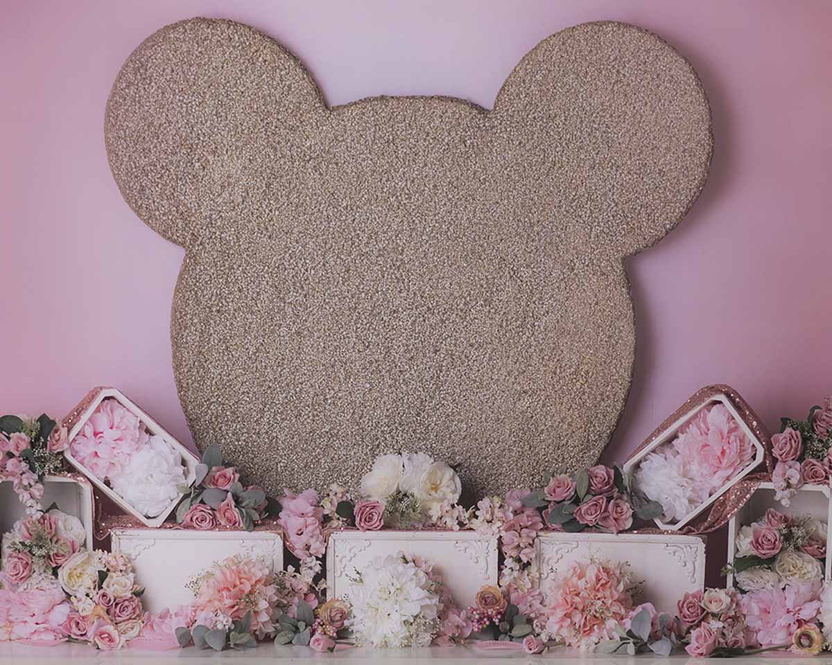 Minnie Mouse Floral Theme for Cake Smash - YanetLar Photographer